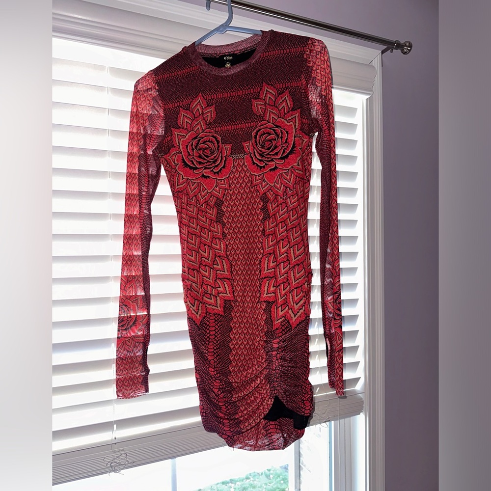 AFRM mesh mini dress